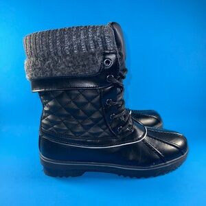 DREAM PAIRS Women's Mid Calf Water Proof
Winter Snow Boots